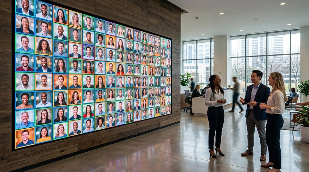 How Employee Directories Supports Workplace Culture on Digital Signage 2 enhanced workplace connections visually
