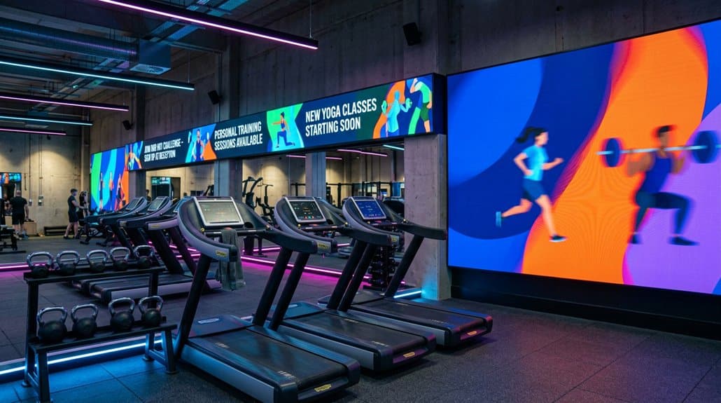 How Fitness & Gyms Use Digital Signage for Fitness Promotions 1 enhancing engagement through digital signage