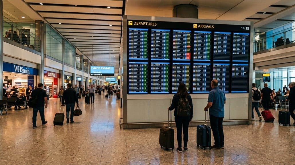 flight information digital displays