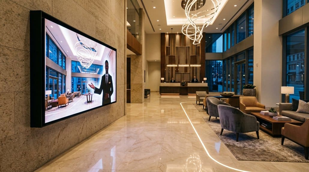 guest engagement through signage
