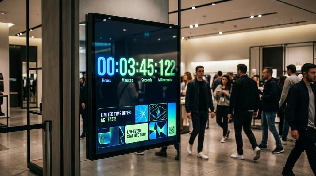 interactive countdown for engagement