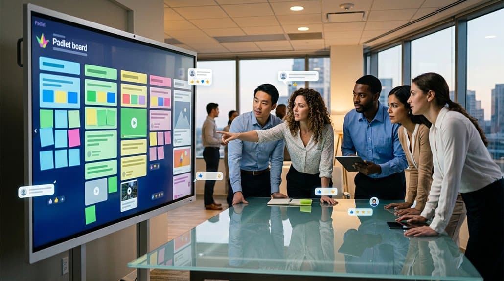 How Padlet Makes Digital Signage More Useful for Collaboration 2 interactive digital signage features