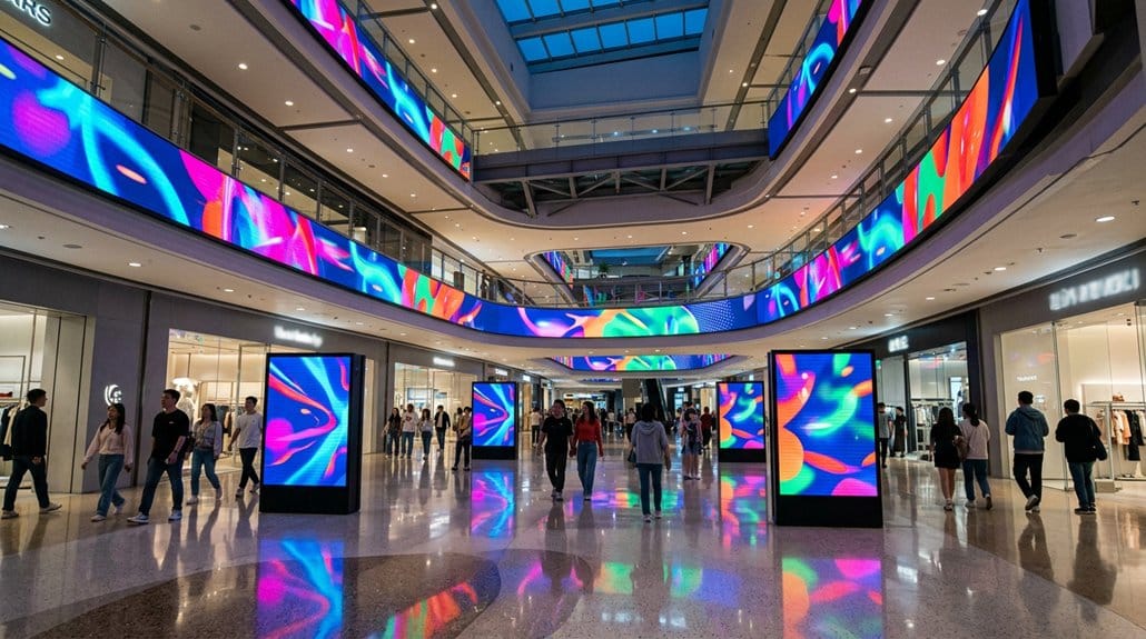 How Shopping Malls Use Digital Signage for Mall Event Promotion 1 interactive retail experience enhancement