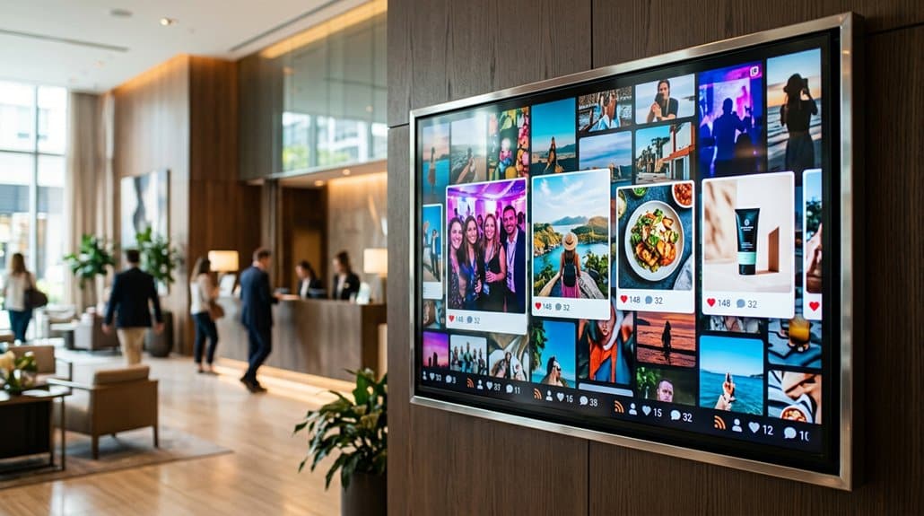 interactive social media integration
