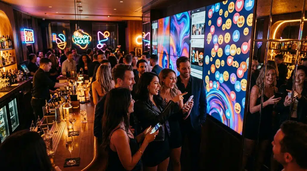 interactive social media integration
