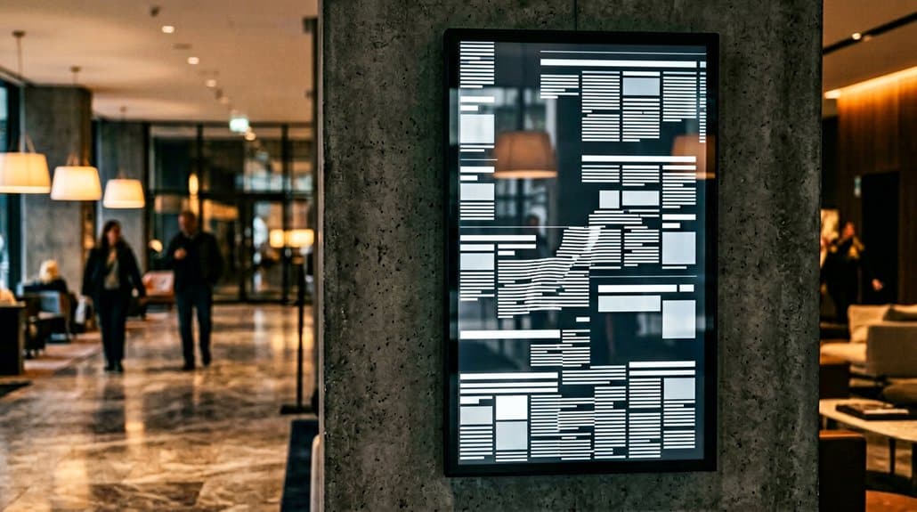 live headlines on display