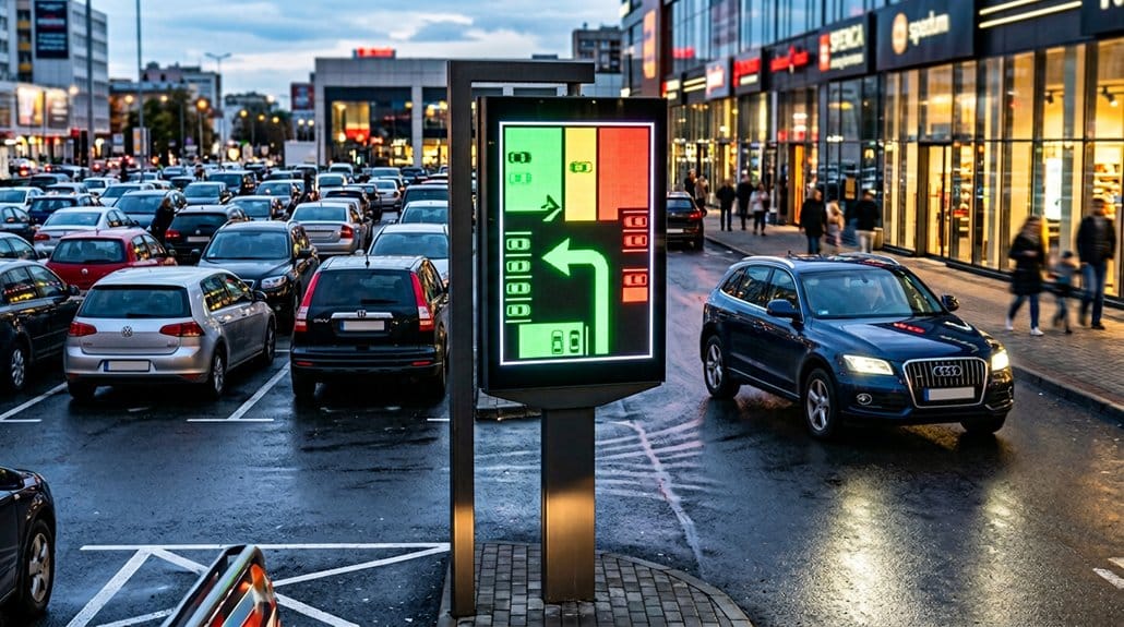 parking displays for engagement