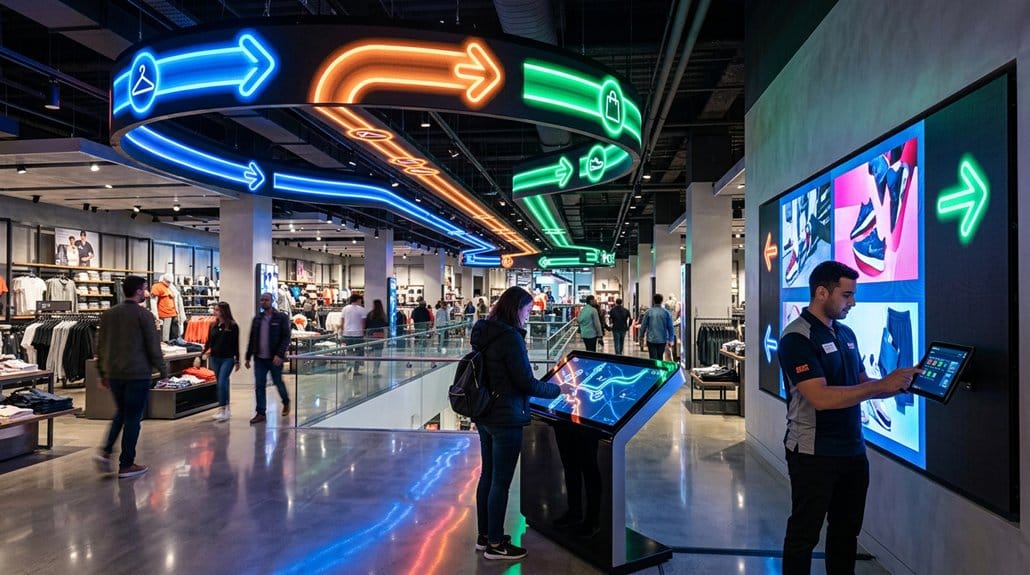 How Retail Stores Use Digital Signage for Store Navigation 3 promotions driven digital navigation