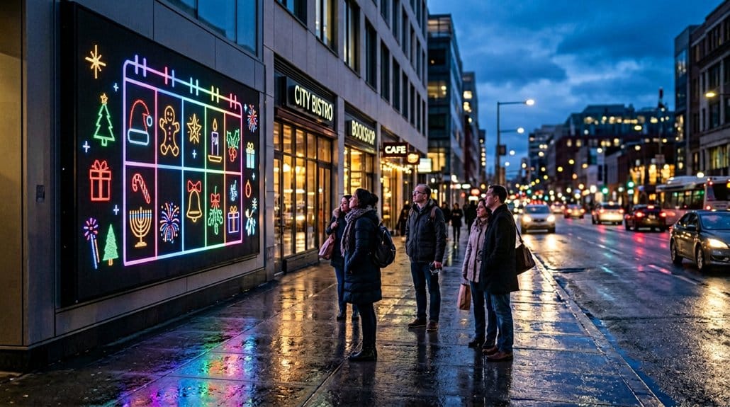 public holidays digital signage