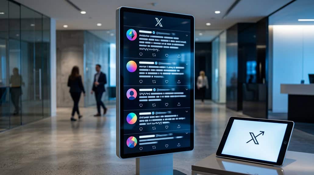 Ways Follow Us on Twitter / X Makes Digital Signage Content More Engaging 2 real time engagement through twitter x