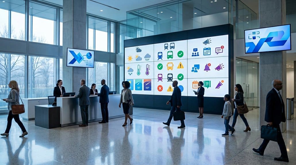 Ways CBC Keeps Viewers Informed With Digital Signage 3 real time government message signage
