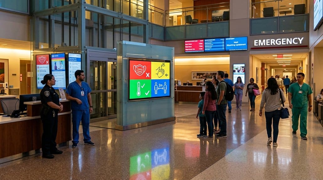 Ways CBC Keeps Viewers Informed With Digital Signage 2 real time health alerts provided