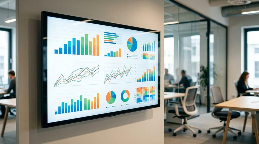 real time metrics displayed digitally