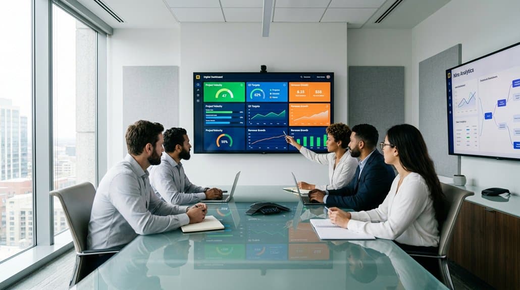 Ways Miro Keeps Teams Aligned on Digital Signage 3 real time project insights dashboard