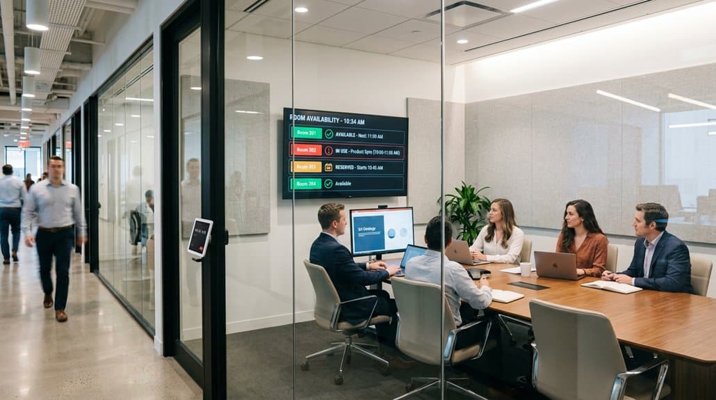 real time room booking integration