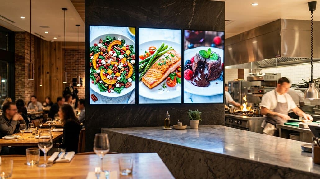 seasonal menu digital promotion