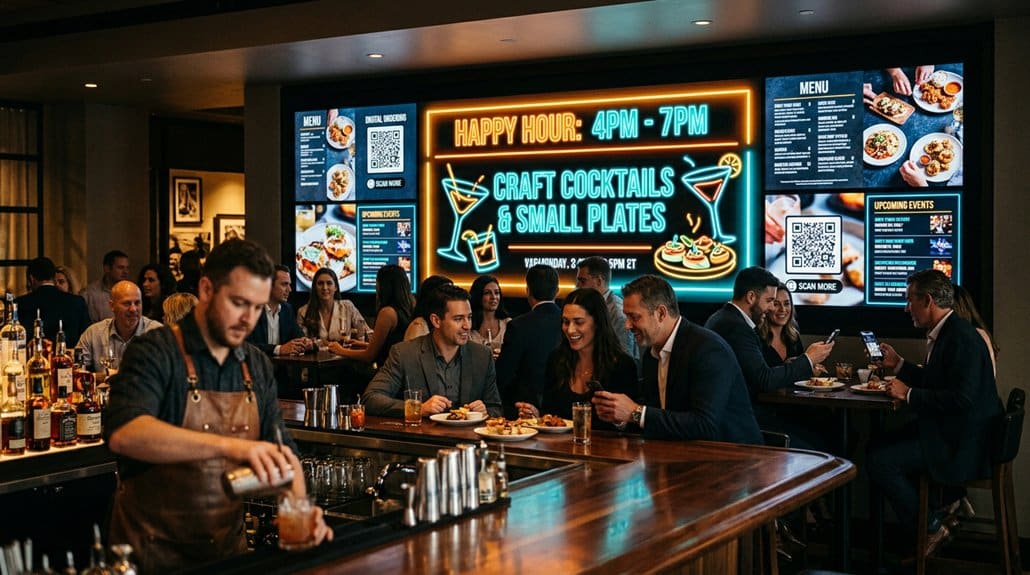 strategic digital signage placement