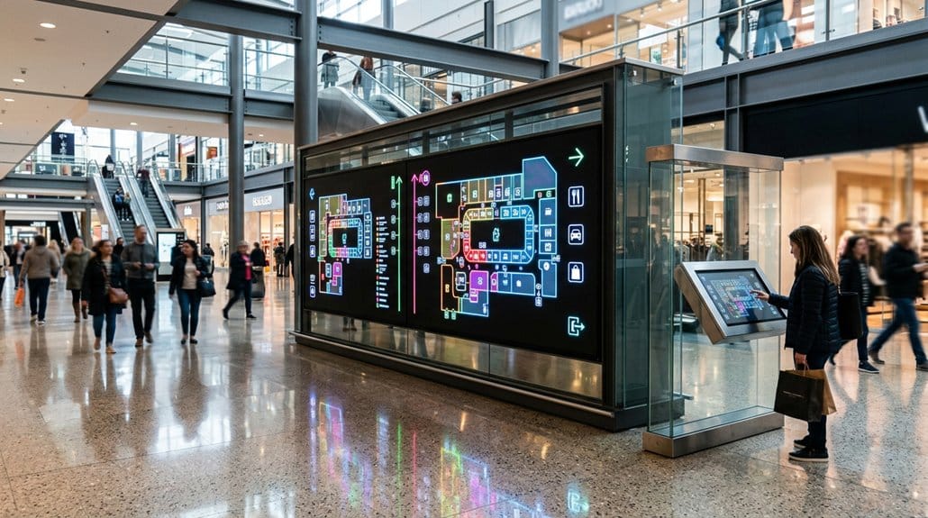 strategic digital signage placement