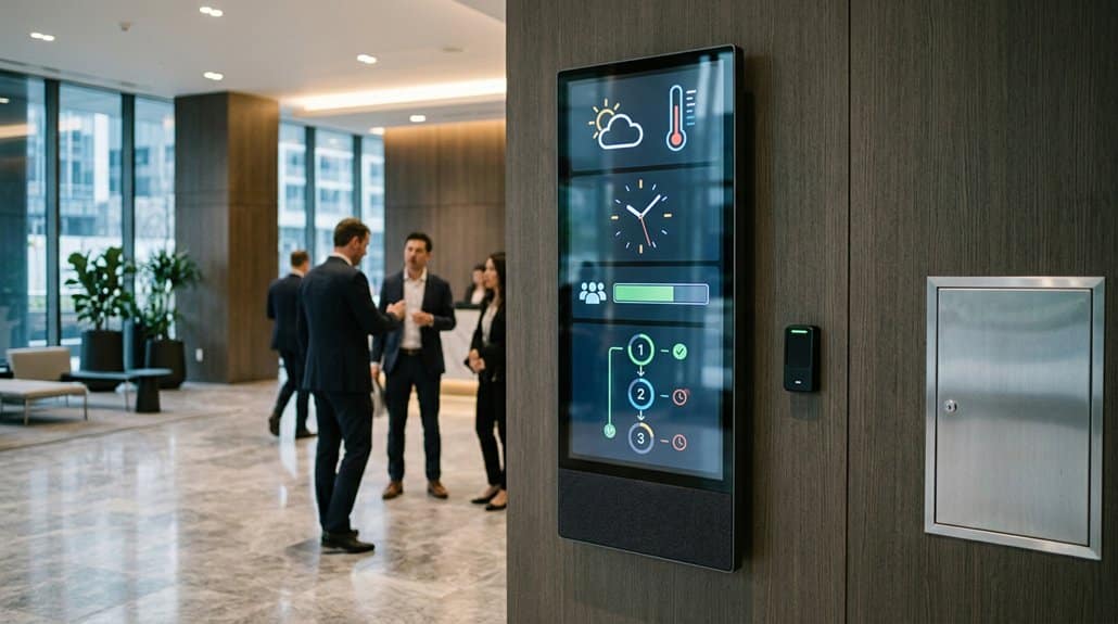 Using Visitor Welcome Displays on Digital Signage to Deliver Real-Time Information 2 strategic digital signage setup