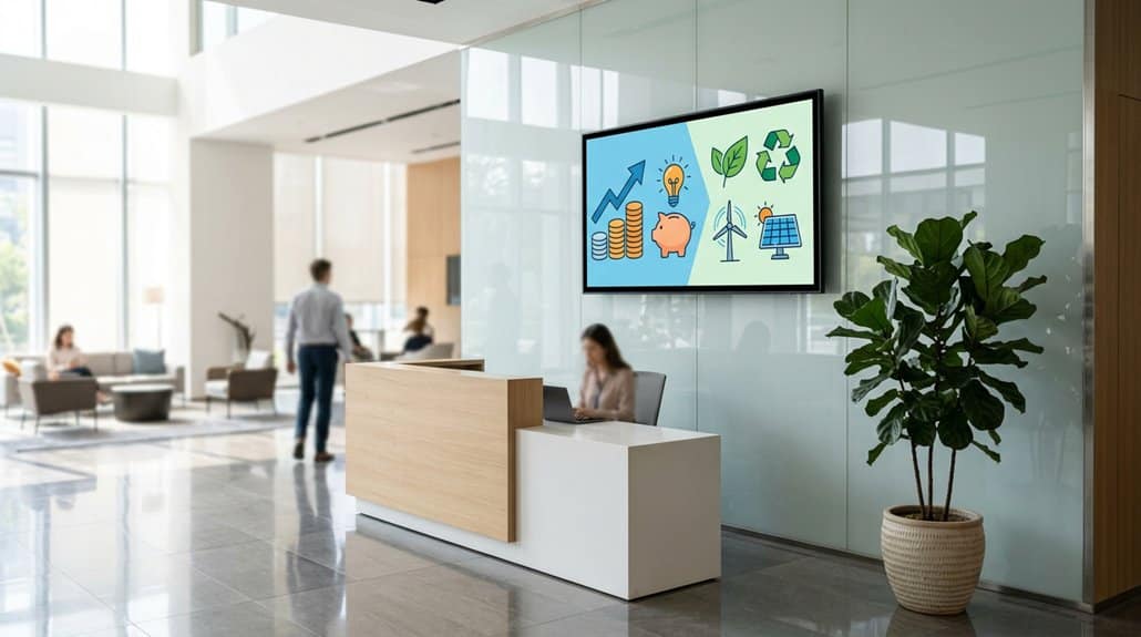transformative digital signage savings