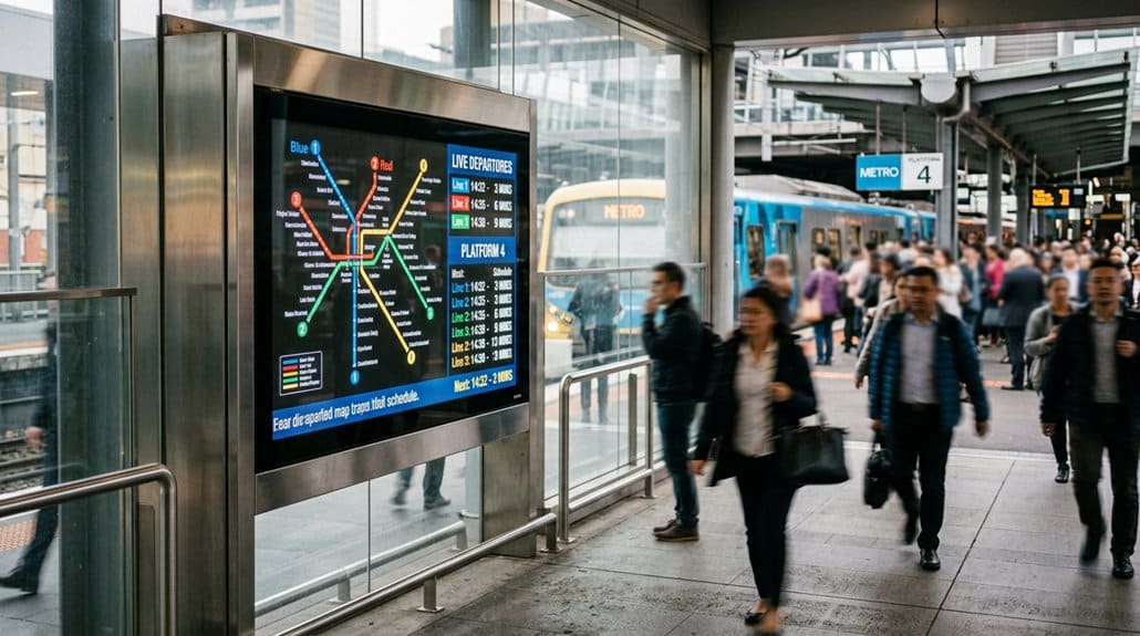transit time digital signage