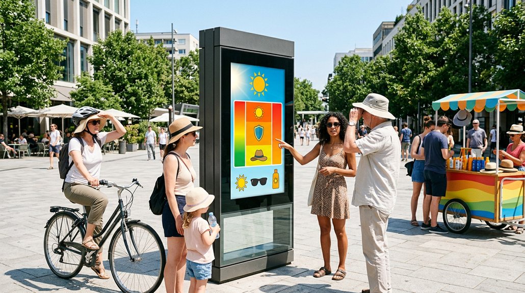 How UV Index Makes Digital Signage More Useful and Relevant 3 uv awareness community engagement