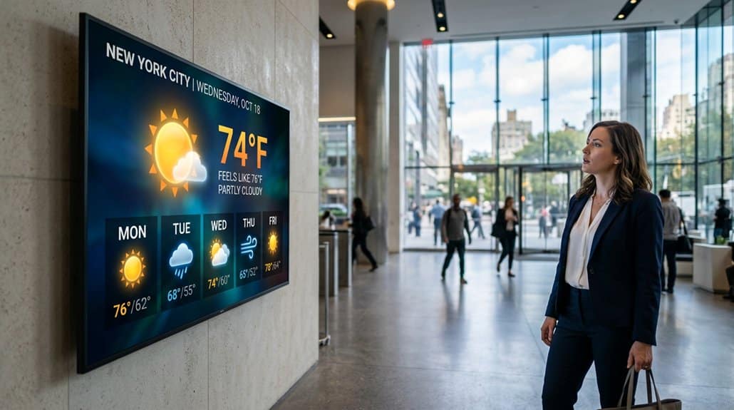 weather widgets enhance awareness