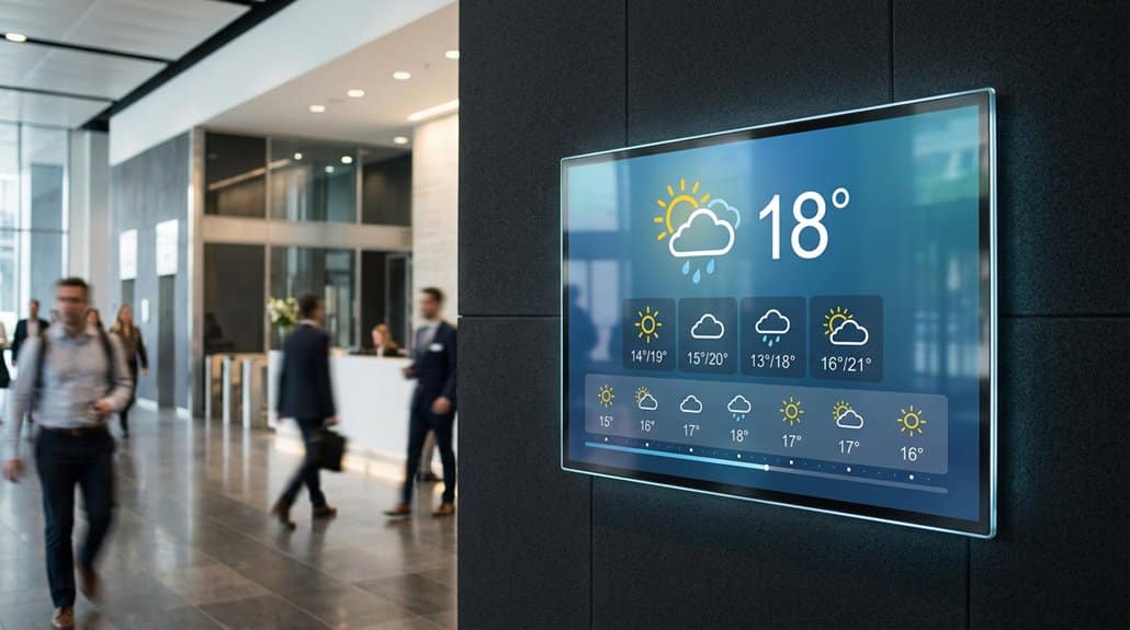 weather widgets for digital signage